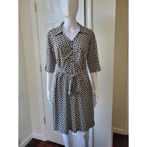 Laundry By Design dress geometric pattern business casual office chic career - Picture 2 of 9